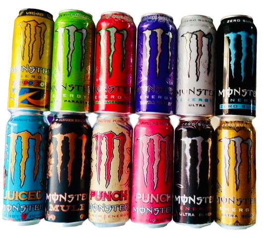 Monster Energy Drink Mega Mix (12 Pack) | Assorted Exotic Flavors (Imported)