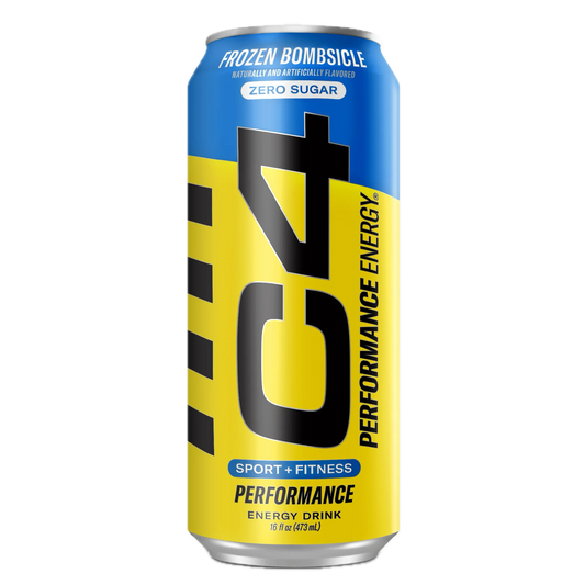 C4 Imported Energy Drink - Frozen Bombsicle (16oz) | Sugar-Free Pre-Workout