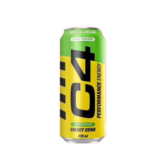 C4 Energy Sparkling Twisted Limeade - Zero Sugar Pre-Workout (Imported)