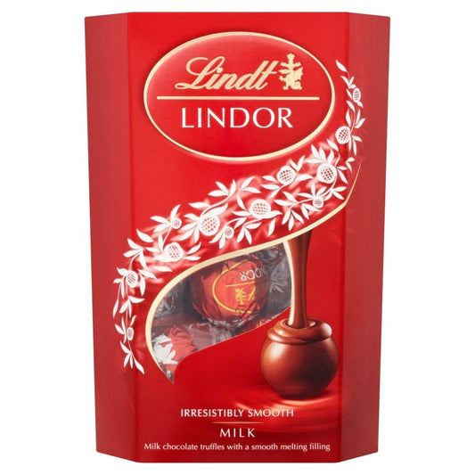 Lindt Exotic Milk Truffles Chocolate Gift Box (200g) - Swiss Luxury