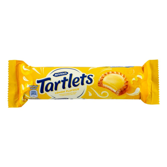 McVitie's Lemon Tartlets – Crunchy Biscuit with Zesty Center | Imported from UK