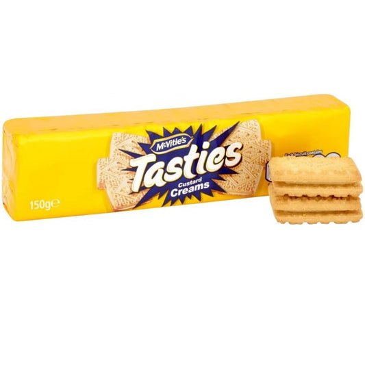 McVitie's Tasties Custard Creams 150g – Imported British Biscuits