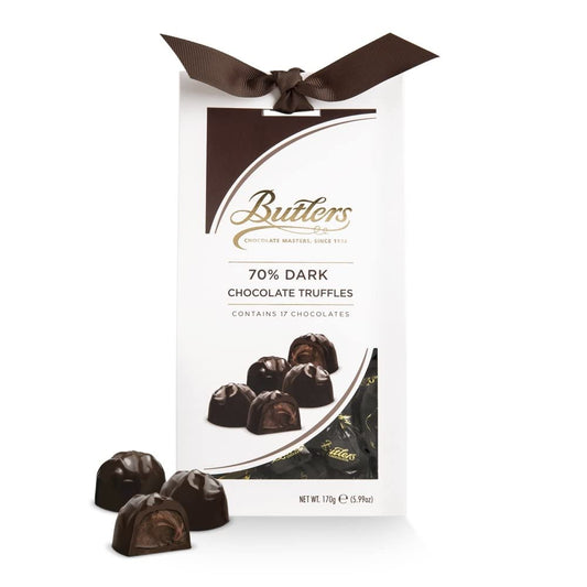 Butlers 70% Dark Truffle Twist Wraps 170g – Premium Chocolates