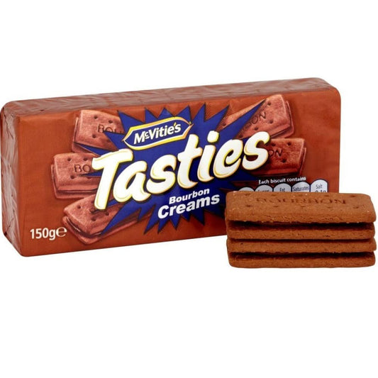 McVitie's Tasties Bourbon Creams Chocolate Biscuits 150g | Imported