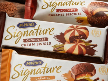 McVitie's Signature Chocolate Cream Swirls Biscuits – 142g Imported