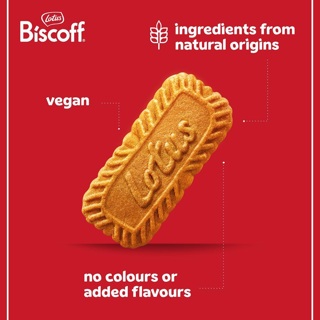 Lotus Biscoff Caramelized Biscuit Cookies (250g) | Imported Belgian Speculoos | Vegan & Non-GMO