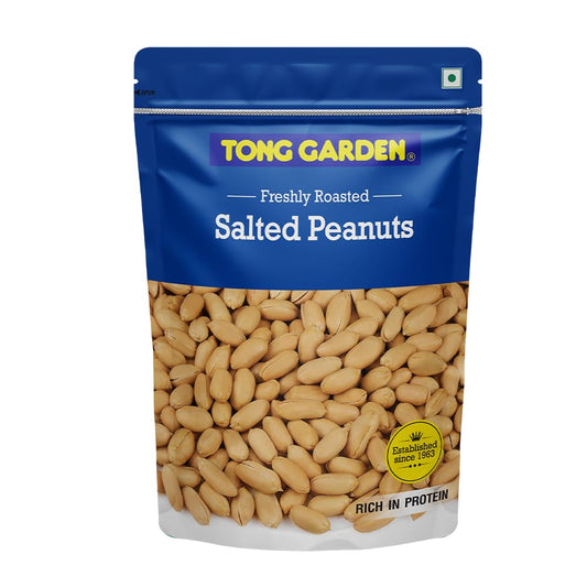 Tong Garden Imported Salted Peanuts | Roasted, Not Fried | Low Cholesterol | Supports Weight Loss | Helps Prevent Oxidative Stress | Healthy & Crunchy Snack
