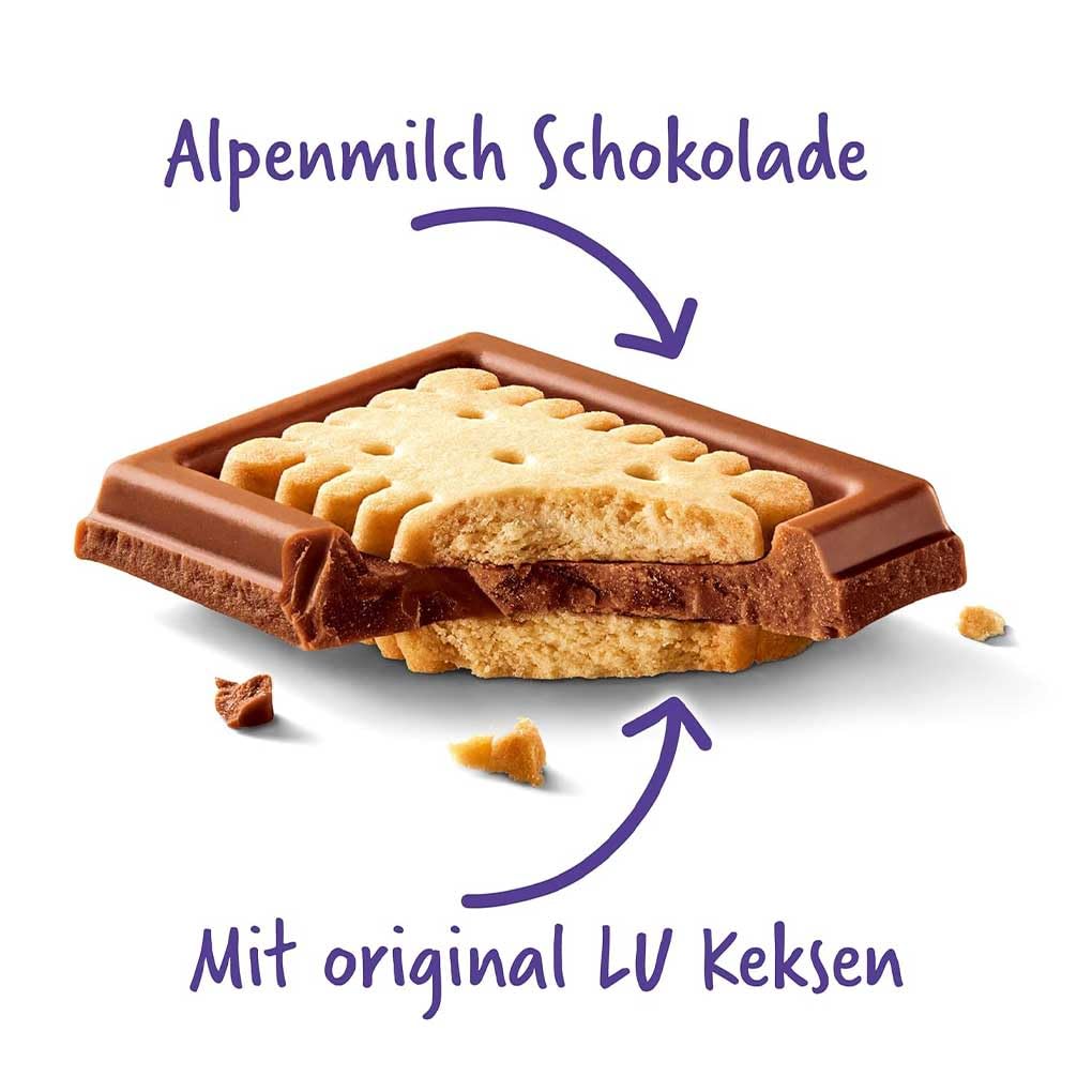 Milka LU Biscuit Collection 350g – Alpine Milk Chocolate | Imported From UK