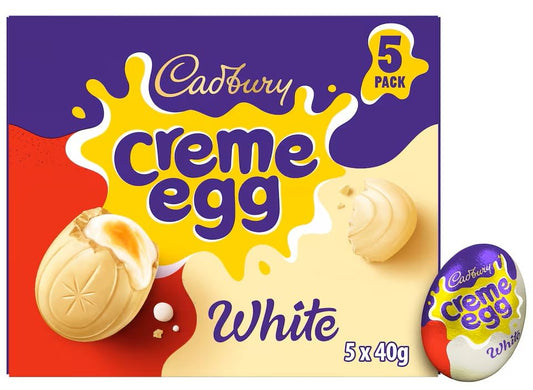 Cadbury Creme Egg White Chocolate (5 Pack) 200g – Imported Easter Special | IndyGood