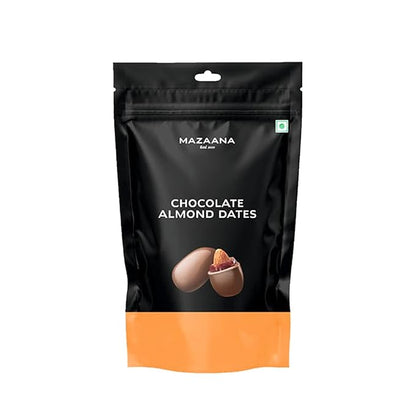 Mapro Mazaana Chocolate Almond Dates–Premium Chocolate Coated Stuffed Dates