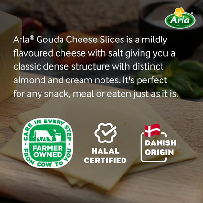 Arla Gouda Cheese Slice 150G, Imported from Denmark, Melt-Proof Pan-India Delivery