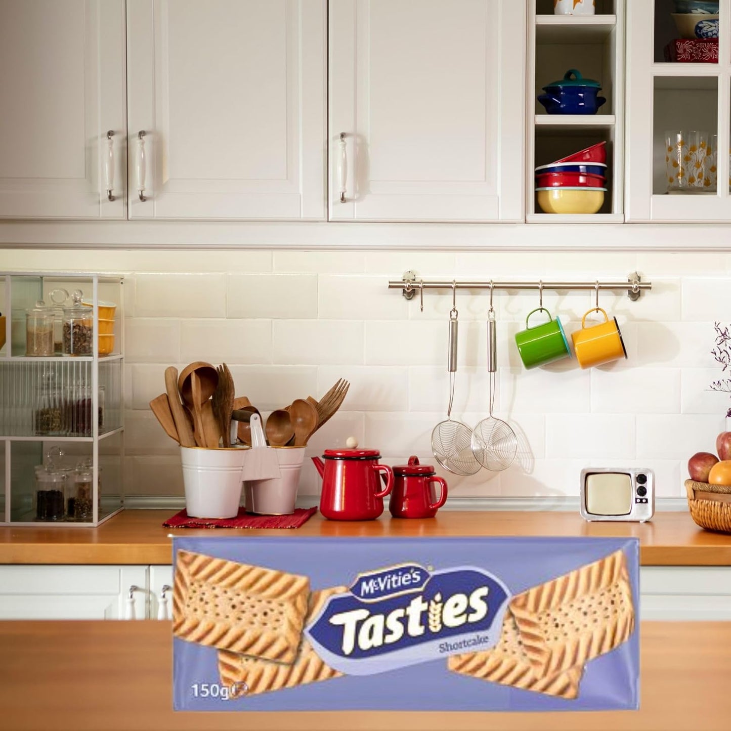 McVitie's Tasties Shortcake Biscuit 150g, Imported from UK