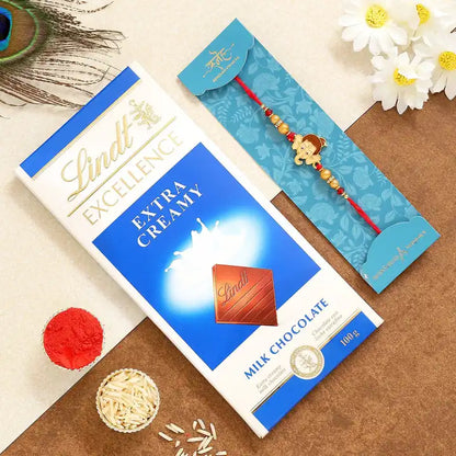 Lindt Excellence Extra Creamy Rakhi Hamper – Imported Chocolate Gift
