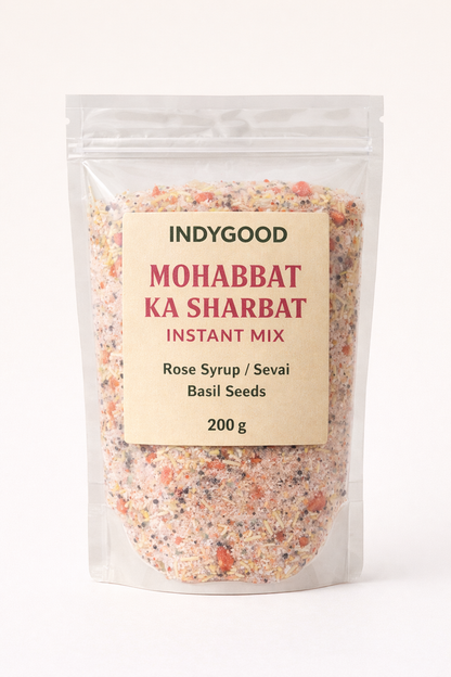 Mohabbat ka Sharbat Instant Mix 200g – Special Ramzan (Ramadan) Eid Drink | IndyGood