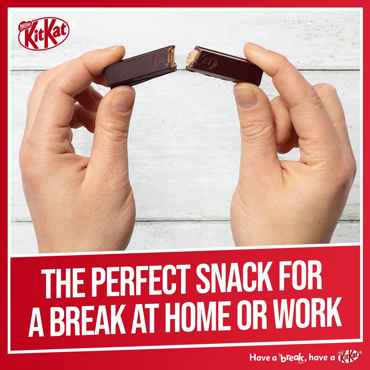 Kitkat Chocolate Dark (8 Bars) 165.6G, Imported | Product of UK