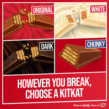 Kitkat Chocolate Dark (8 Bars) 165.6G, Imported | Product of UK