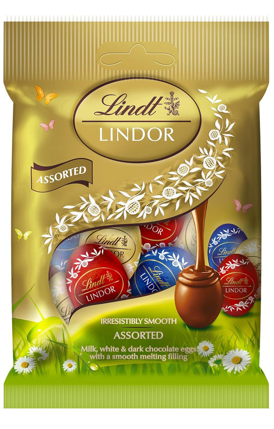 Lindt Lindor Assorted Easter Egg Chocolate 80g -Imported from UK | IndyGood