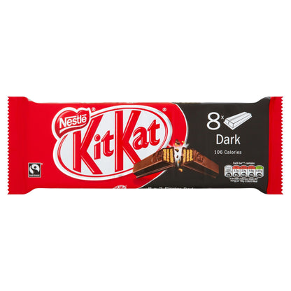 Kit Kat chocolate bar packaging with Nestle logo on a white background