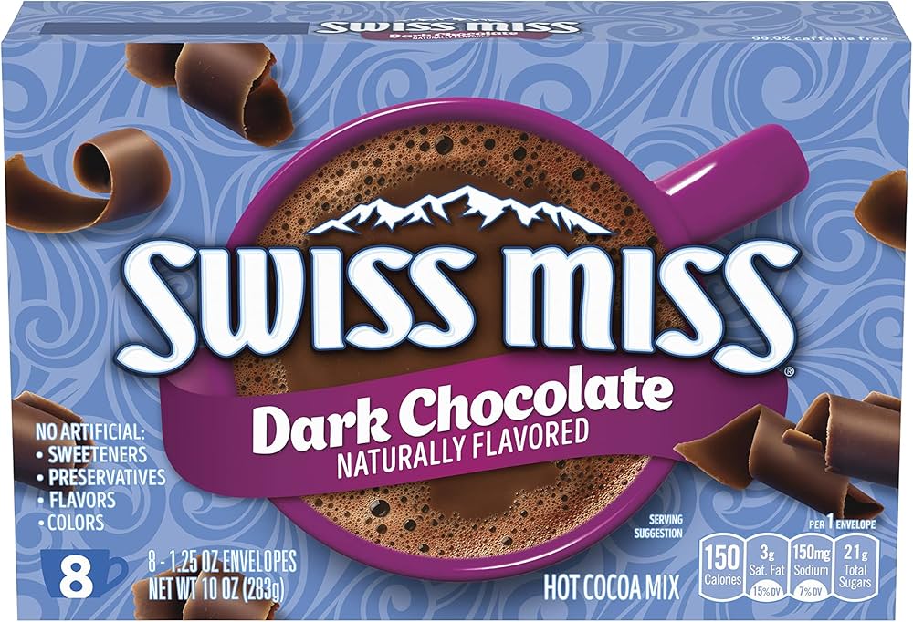 Swiss Miss Chocolate Dark Chocolate Cocoa Mix, 208