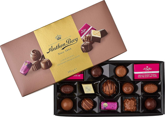 Anthon Berg Favourites 145g – Premium Assorted Chocolates for Gifting