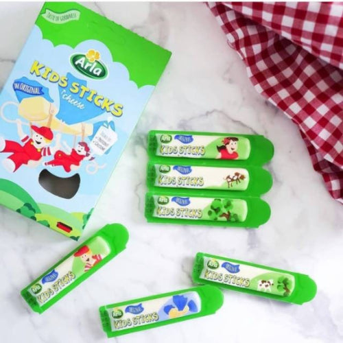 Arla Kids Sticks Cheese (108g) | Fun & Nutritious Cheese Snack (Imported from Denmark)