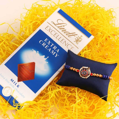 Lindt Excellence Extra Creamy Rakhi Hamper – Imported Chocolate Gift