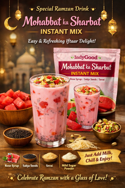 Mohabbat ka Sharbat Instant Mix 200g – Special Ramzan (Ramadan) Eid Drink | IndyGood
