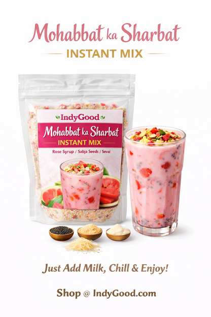 Mohabbat ka Sharbat Instant Mix 200g – Special Ramzan (Ramadan) Eid Drink | IndyGood