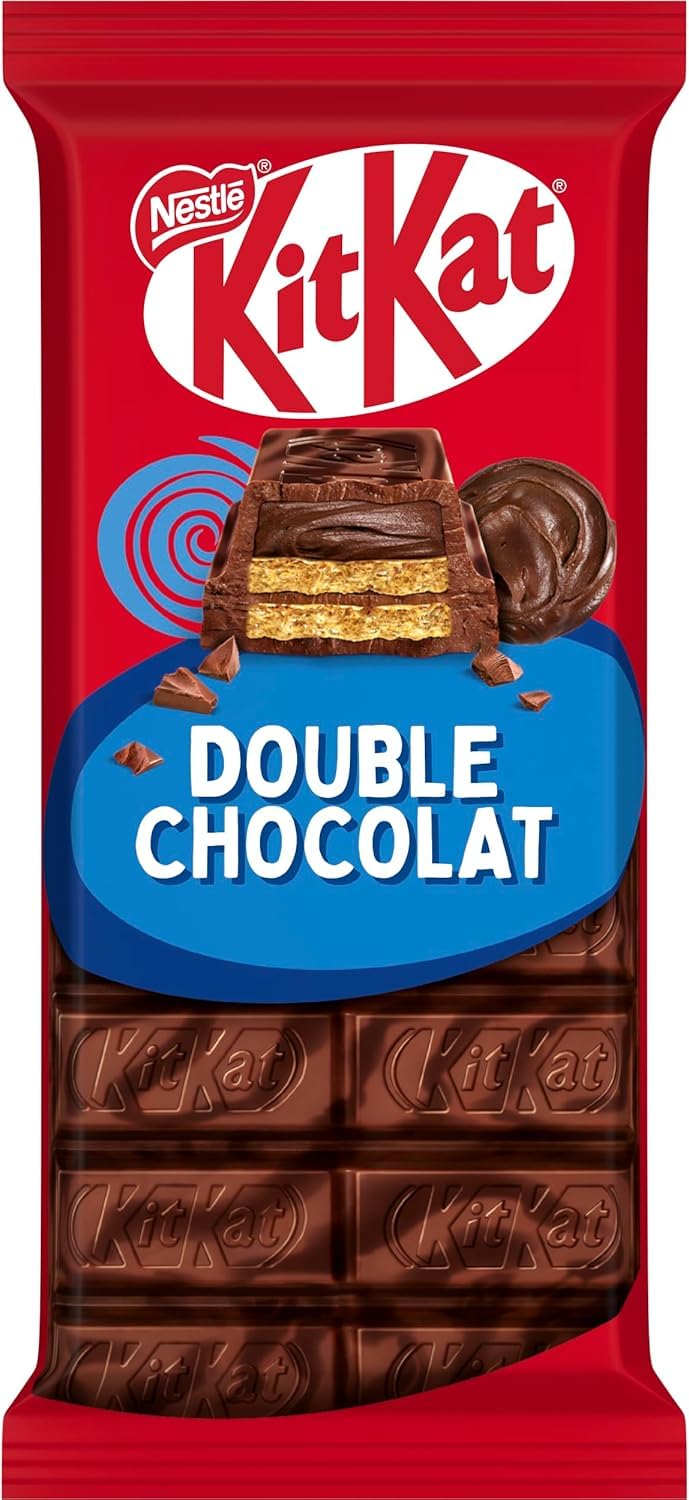 Indulgent Imported KitKat Double Chocolate Wafer Bar – 99g
