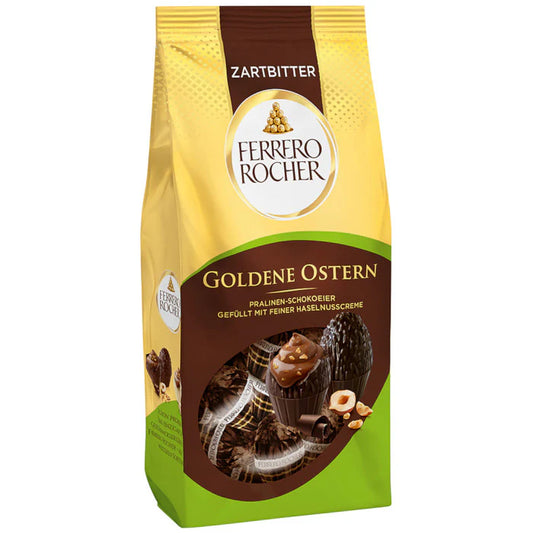 Ferrero Rocher Golden Easter Dark Chocolate Eggs – 90g (Imported)