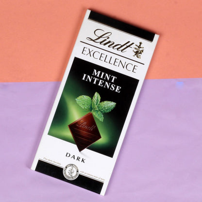 Lindt Excellence Mint Intense Rakhi Hamper – Imported Chocolate Gift
