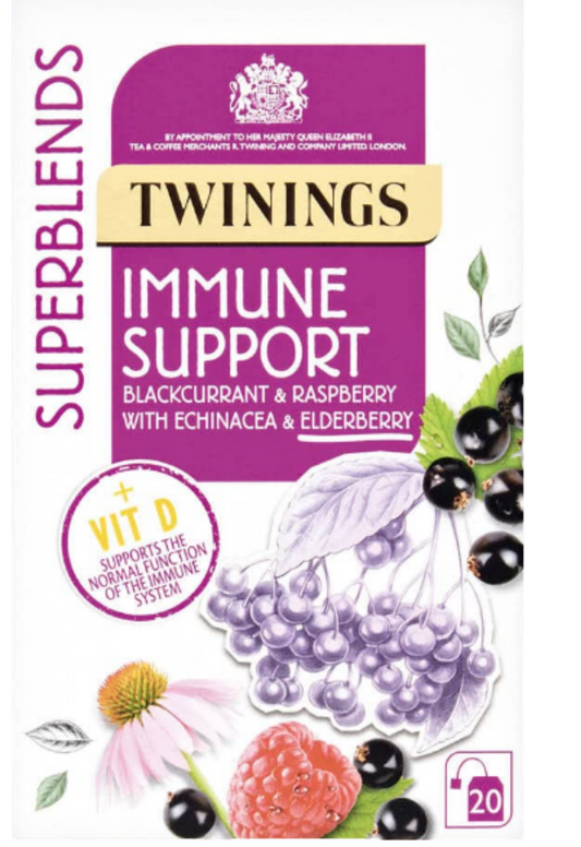 Twinings Superblends Immune Support Tea – 20 Bags | Imported