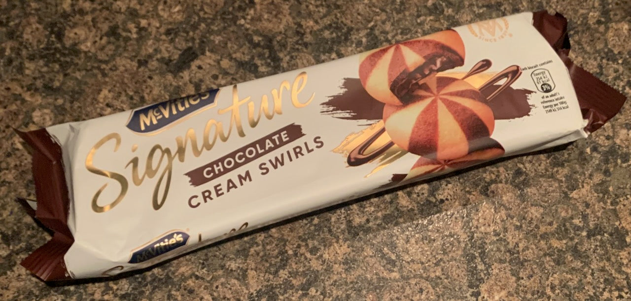 McVitie's Signature Chocolate Cream Swirls Biscuits – 142g Imported