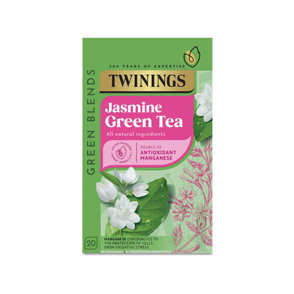 Twinings Jasmine Green Tea – 20 Bags | Imported Limited Edition