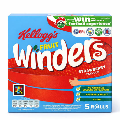 Imported Kellogg’s Fruit Winders – Apple Strawberry Roll 17g