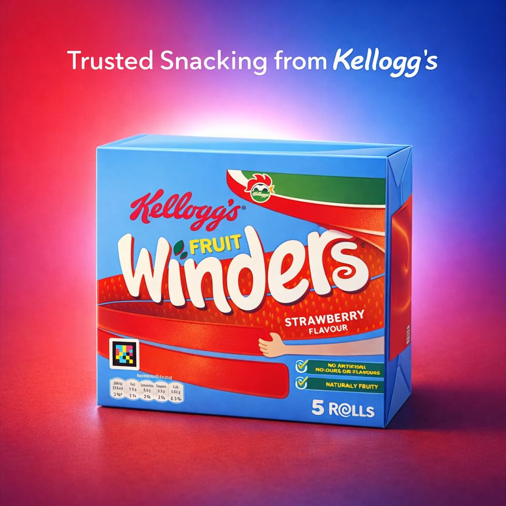 Imported Kellogg’s Fruit Winders – Apple Strawberry Roll 17g