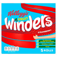Imported Kellogg’s Fruit Winders – Apple Strawberry Roll 17g