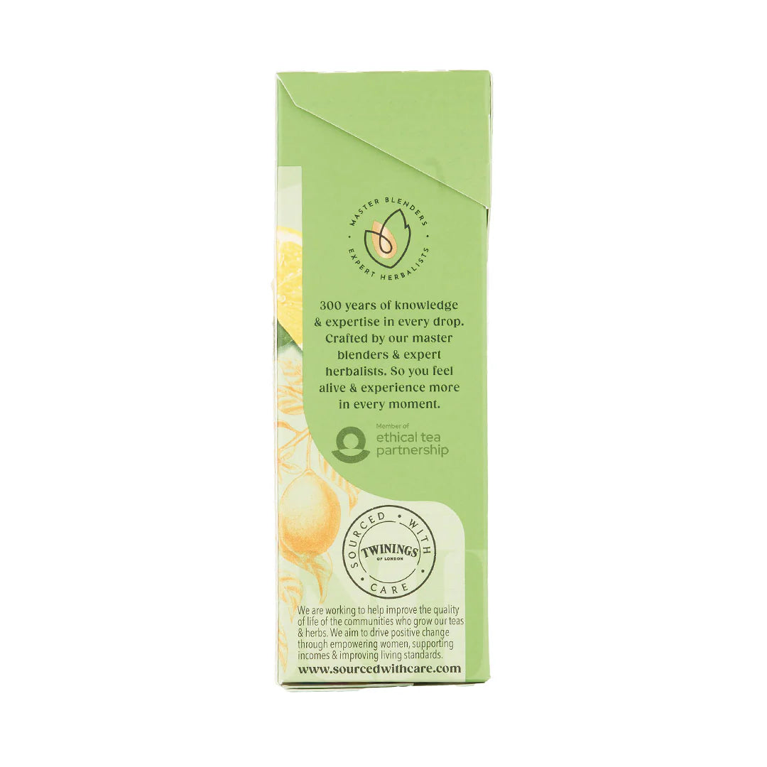 Twinings Lemon Green Tea - 20 Tea Bags | imported Limited Edition