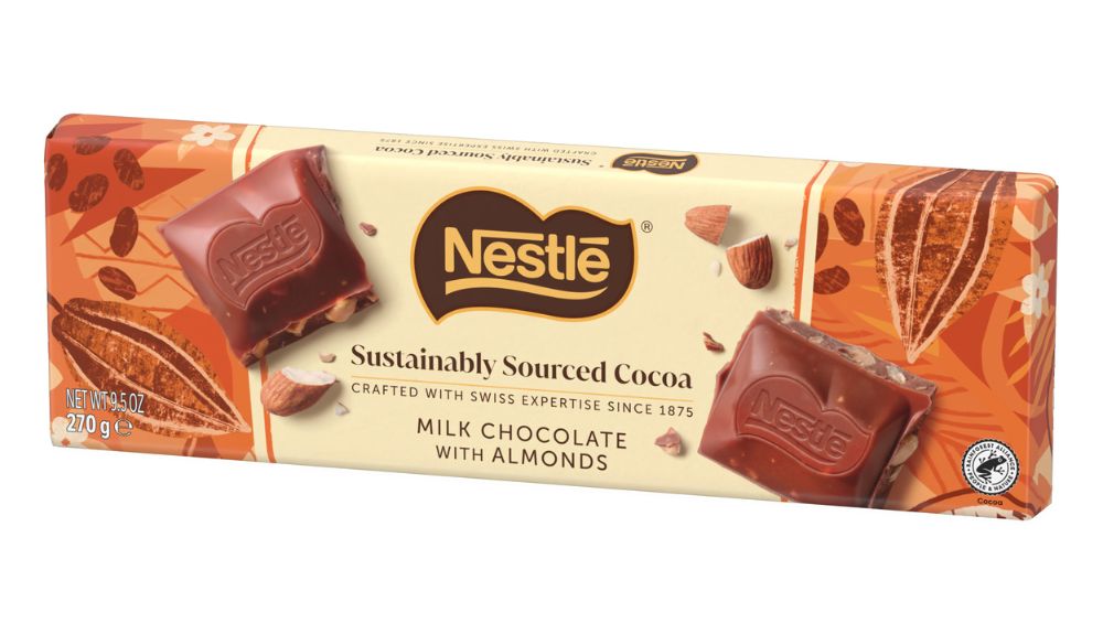 NESTLE Sustainably Sourced Cocoa 270g Rakhi Hamper – Imported Chocolate with Rakhi roli chawal & handwritten note
