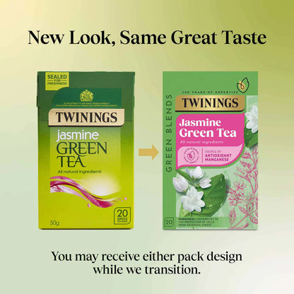Twinings Jasmine Green Tea – 20 Bags | Imported Limited Edition