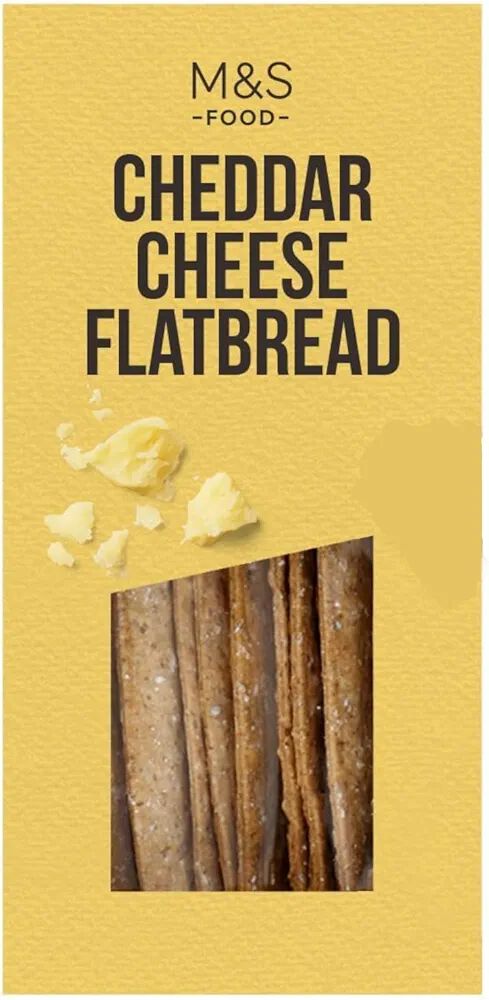 Cheddar Cheese Flatbreads 140g – Imported from UK