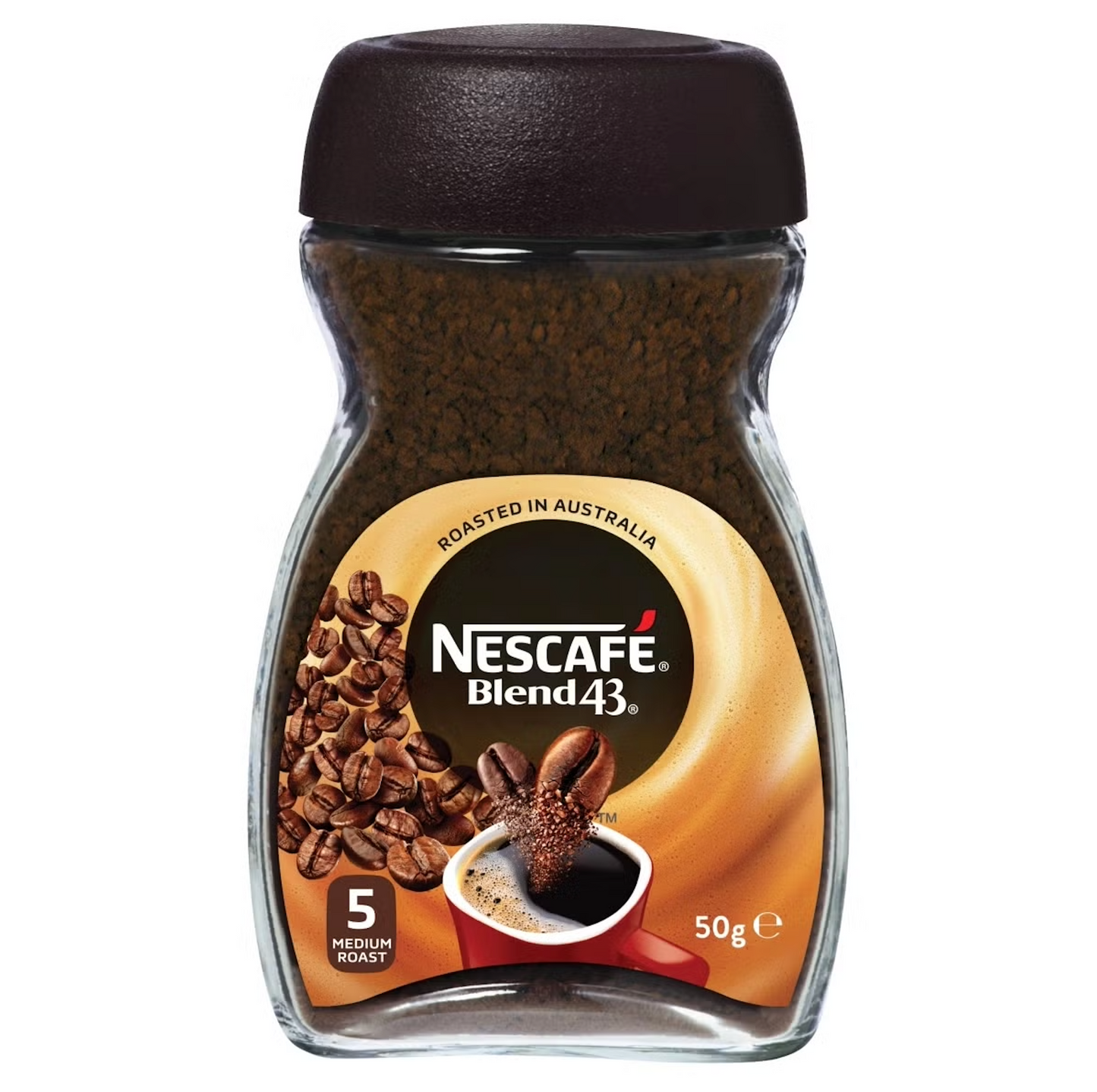 Nescafe Blend 43 Instant Coffee – 50g | Bold & Smooth | Imported