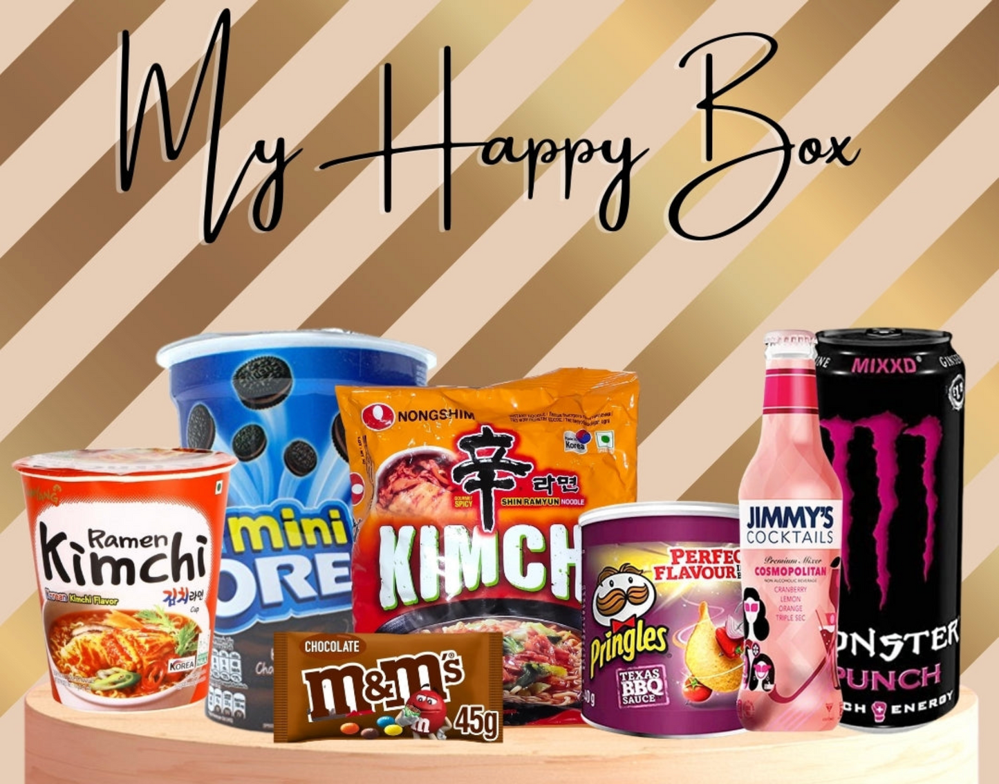 My Happy Box - Imported Snacks & Drinks Combo Gift Set