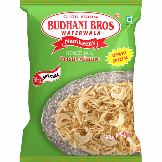 Bhudhani Bro  Special Potato Mixture 250g – Crispy Maharashtrian Namkeen Online | IndyGood
