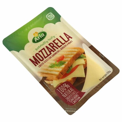 Arla Mozzarella Slice 200g – Imported from Denmark