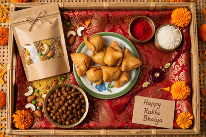 The Triveni Pitara – Prayagraj Rakhi Hamper with Hari Ram’s Special Snacks