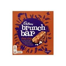 Cadbury Brunch Choc Chip Bars – Crunchy Snack 112g Imported