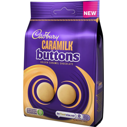 Imported Cadbury Caramilk Buttons – Creamy Golden Bites 85g