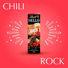 Lindt Hello Chilli Rock Chocolate 100gm