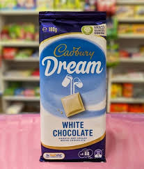 Imported Cadbury Dream White Chocolate – Creamy Aussie Bar 180g